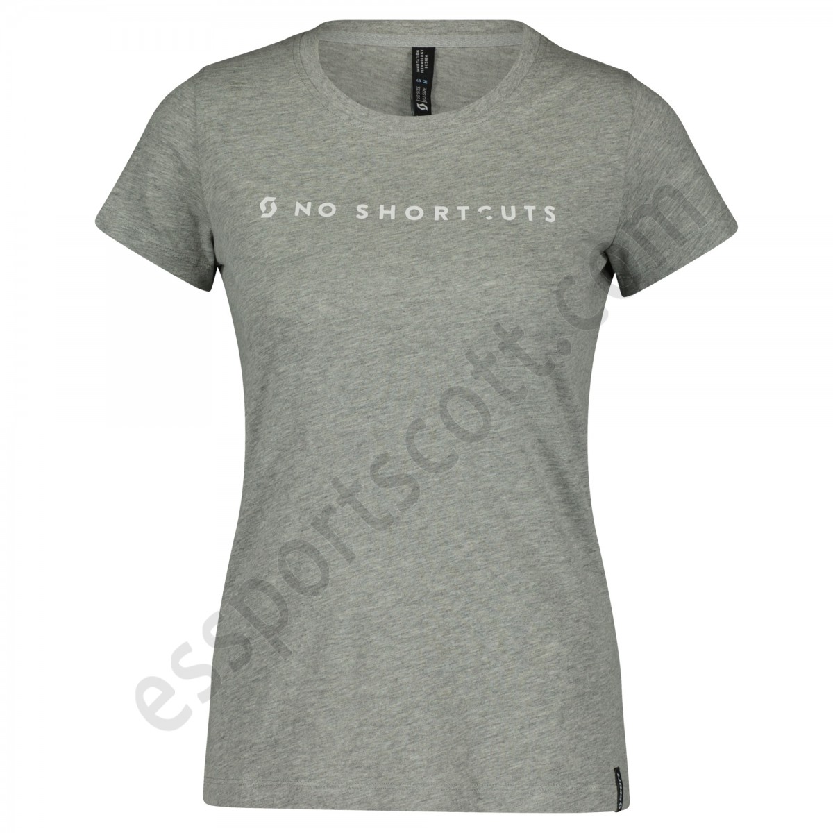 Scott Tienda ◇ Camiseta de manga corta para mujer No Shortcuts - -0
