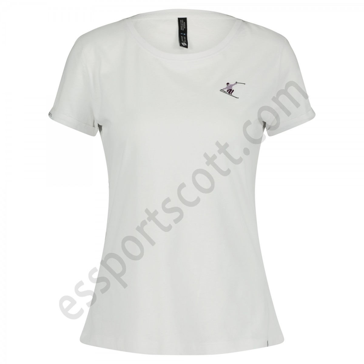Scott Tienda ◇ Camiseta de manga corta para mujer Division - -0